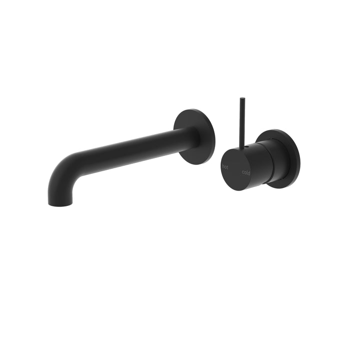 Nero Mecca Wall Basin Mixer Handle Up (Seperate Back Plate)