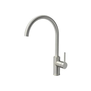 Parisi Envy Kitchen Mixer with Round Spout Brushed Nickel