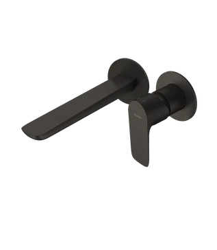 Parisi Slim II Wall Mixer with 190mm Spout (Individual Flanges) - Fucile
