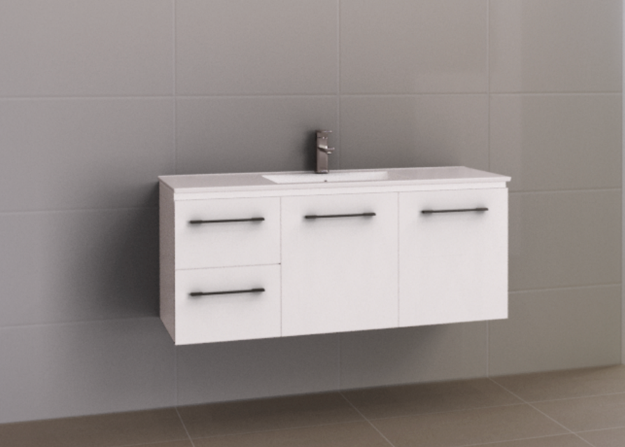 Timberline Nevada Wall Hung Vanity with Alpha Ceramic Top