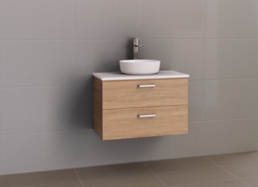 Timberline Nevada Plus Wall Hung Vanity with SilkSurface & Above Counter Basin