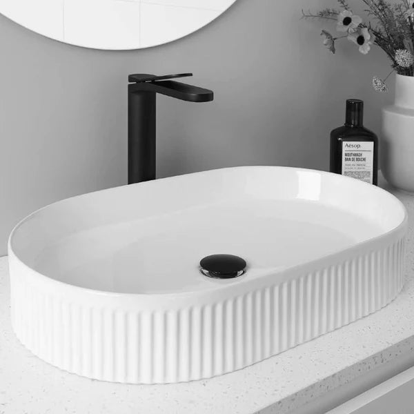 ADP Pill Fluted Above Counter Basin