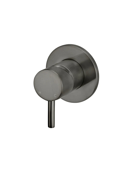 Meir Round Wall Mixer Short Pin Lever - Shadow
