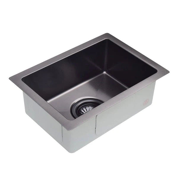 Meir Kitchen Mini Sink Single Bowl 272mm x 382mm - Gunmetal Black