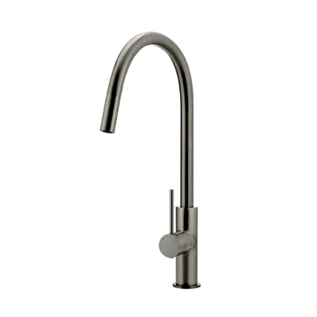 Meir Round Piccola Pull Out Kitchen Mixer Tap Shadow