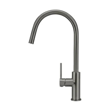 Meir Round Piccola Pull Out Kitchen Mixer Tap Shadow